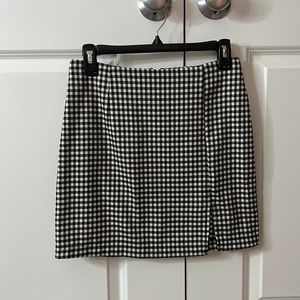 Wild Fable Houndstooth Mini Skirt